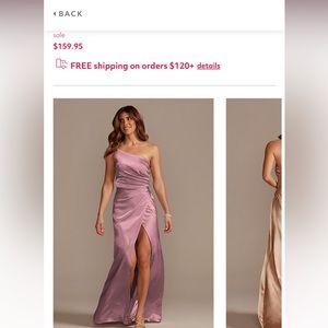 David’s bridal quartz dress